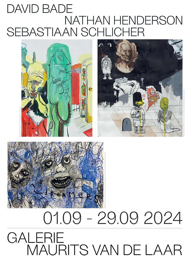 Start of the new season with David Bade, Nathan Henderson and Sebastiaan Schlicher, Sunday 1 September at 16:00 hours mauritsvandelaar.nl/en/david-bade-…