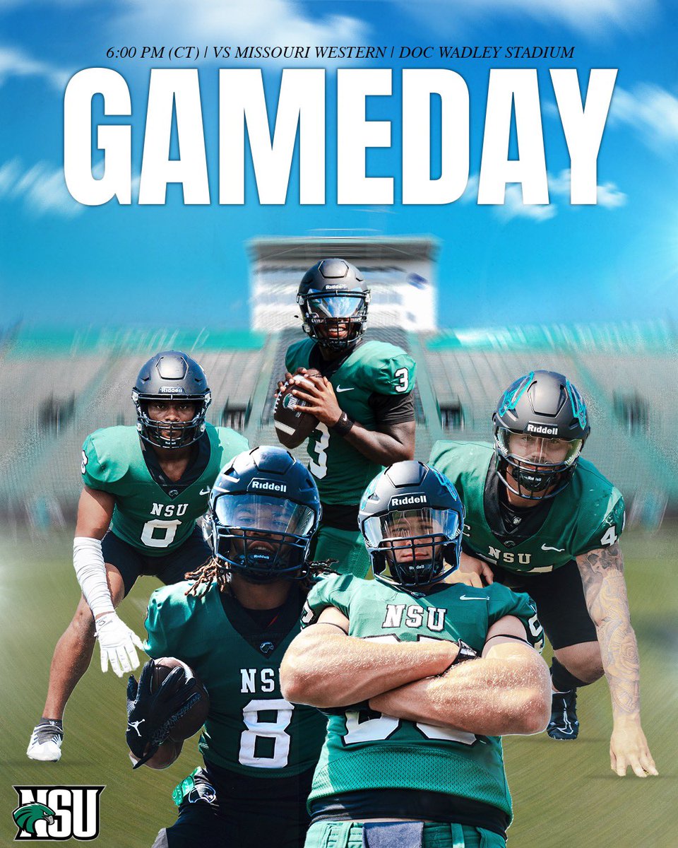 🏈Gridiron🏈Season🏈Opener!🏈
<a href="/RiverHawkSports/">Northeastern State Athletics</a>  🏡#HomeGame🏡
🏈<a href="/NSU_Football/">Northeastern State Football</a> Hosts <a href="/MWSU_Football/">Missouri Western Football</a> 🏈  
 #TeamNSU #RiseHigh #RiverHaaaaaaaaaaaaaaaaawks™