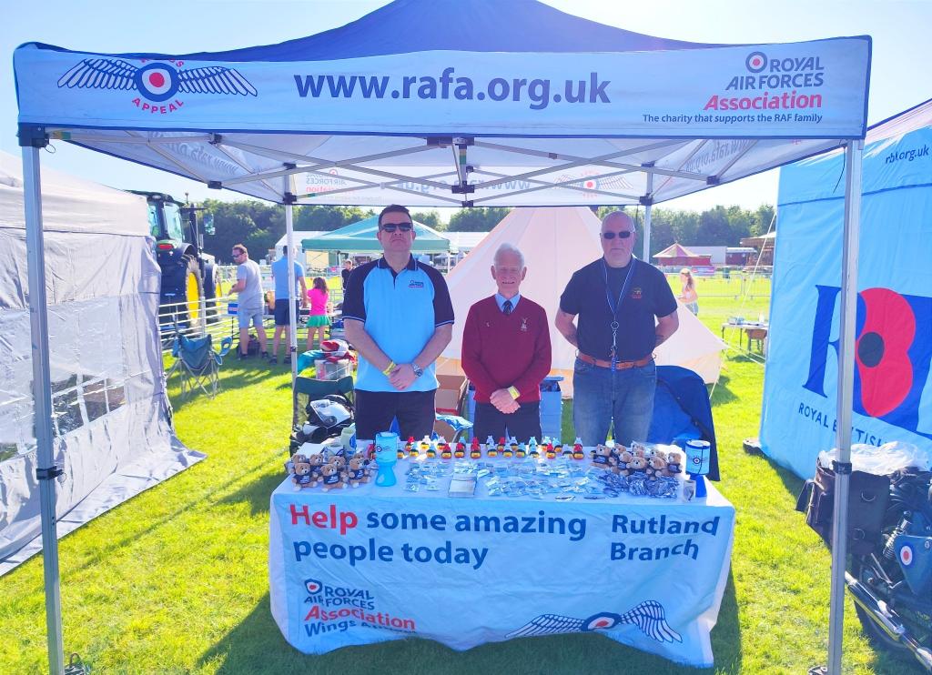 SAT 14th Sept - Wings Appeal - Oakham High Street.... Volunteers requested.

The RAFA Rutland Gazebo will be carrying out Wings Appeal operations on the High St in Oakham between 09-00 &amp; 15-00 hrs. A full crew of volunteers would be greatly appreciated by the Chairman.