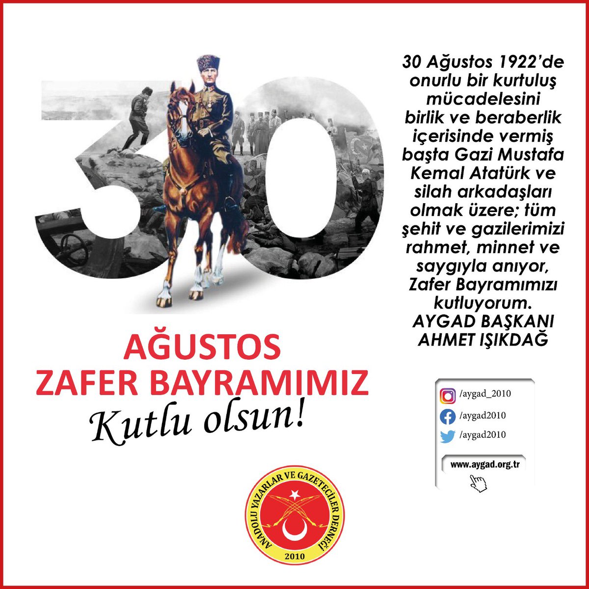 #30AgustosZaferBayrami