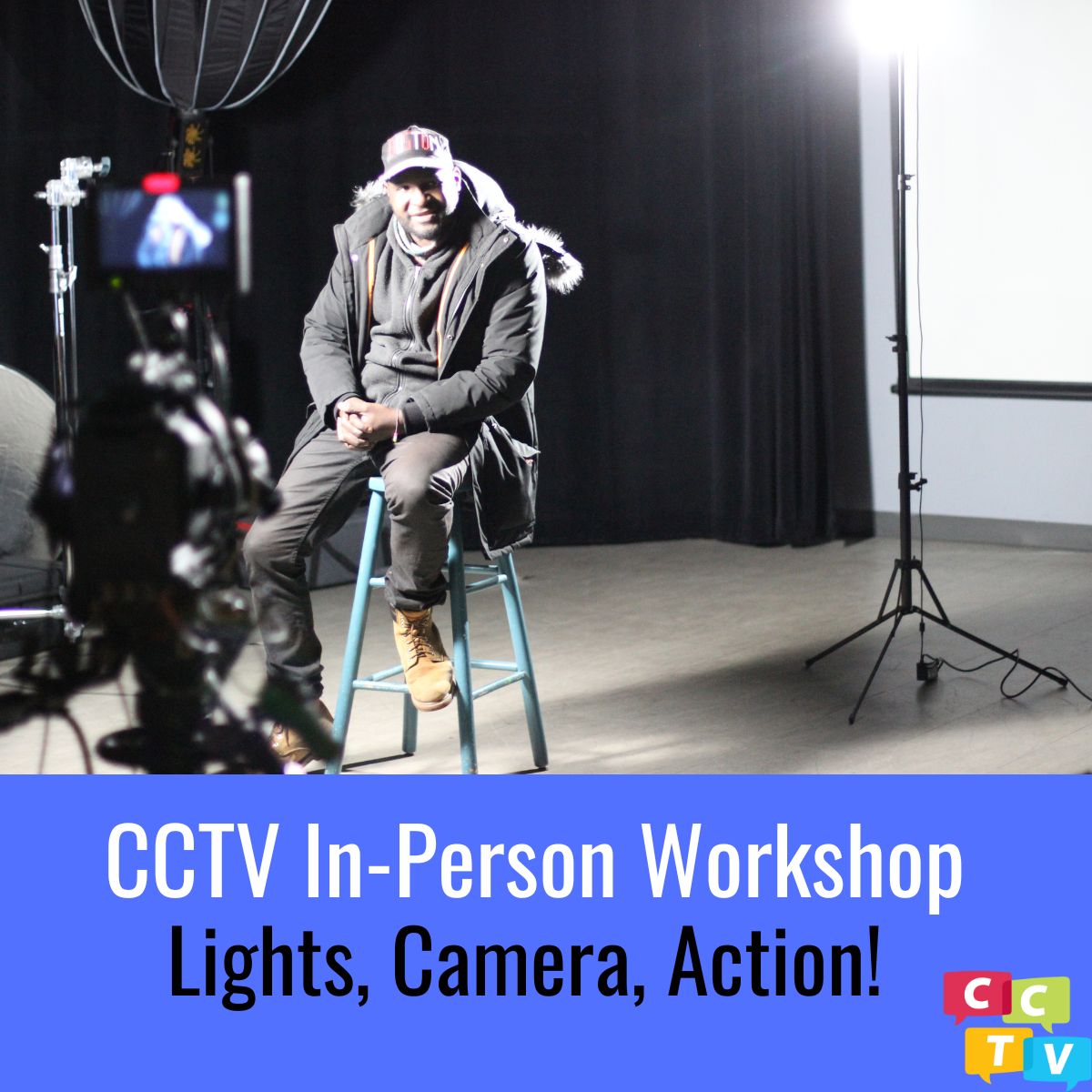 This 4-session course will have students explore drafting a script for a scene, setting up the shoot, film and then edit their pieces and review for feedback.

Thursdays - September 5, 12, 19 &amp; 26 from 6-8pm

Register here: bit.ly/4dZFr00