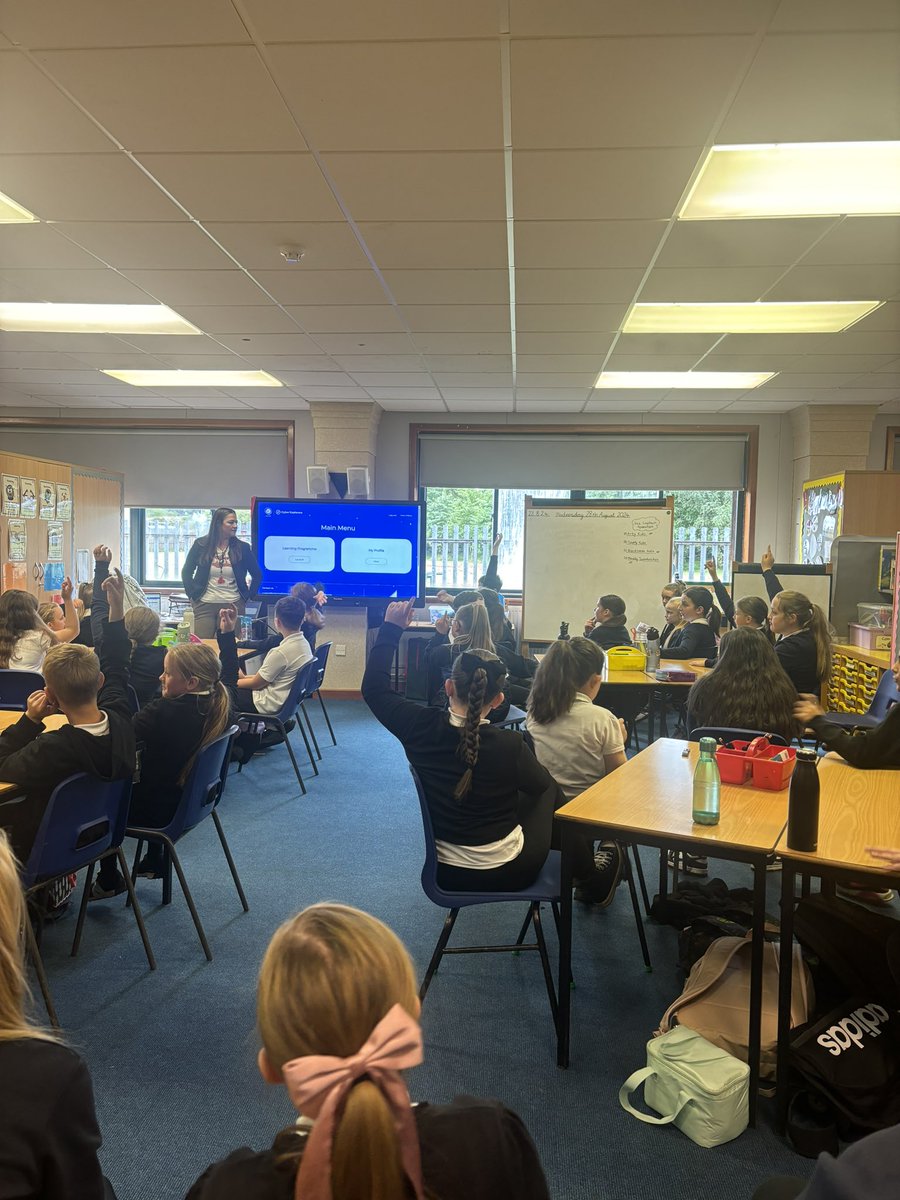 BlacklandsPS's tweet image. A big thank you to Jac who came to discuss Cyber Explorers with Primary 6&amp;amp;7. We can’t wait to get started! 💻 #onlinesafety #cyberexplorers