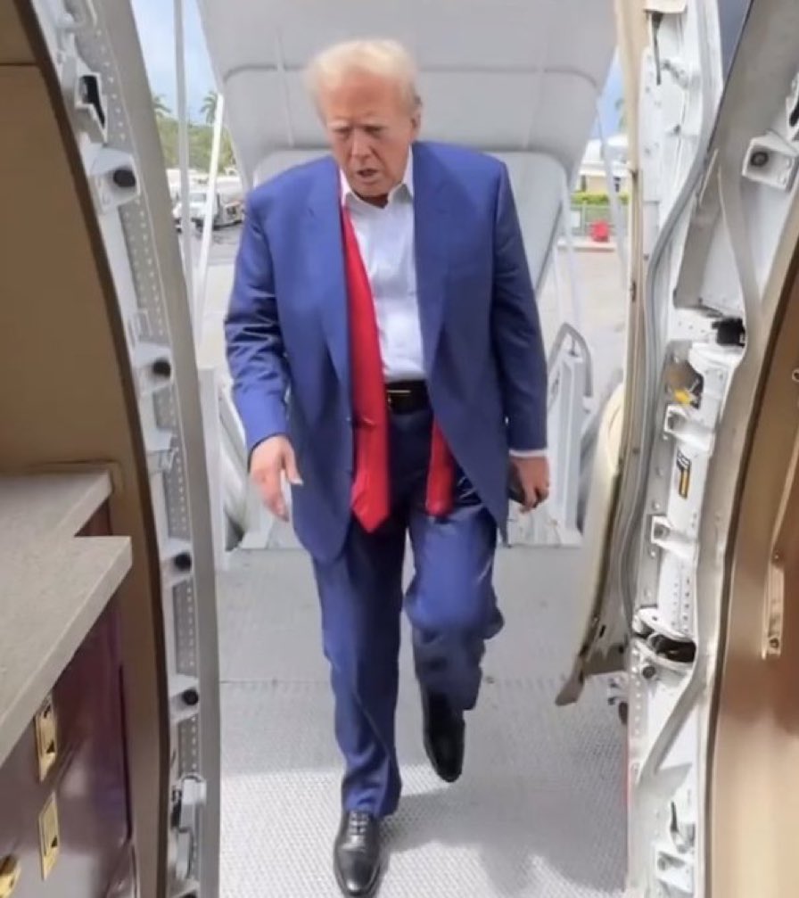 He looks like shit.