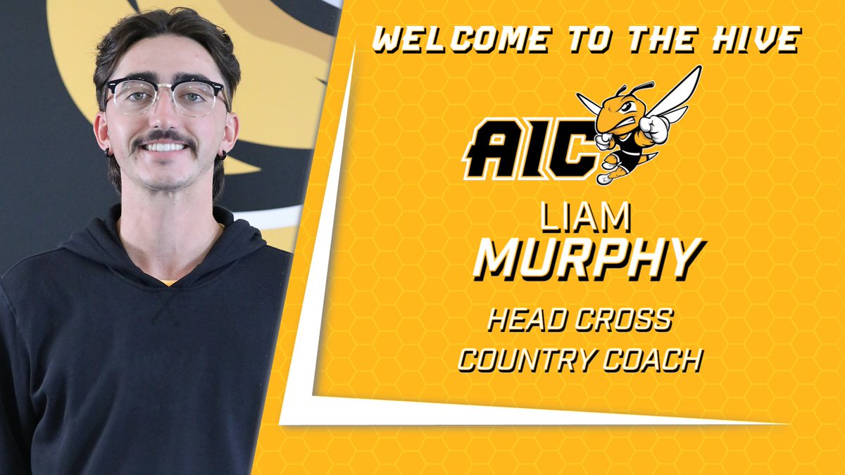 We have another new Yellow Jacket to introduce today!

Liam Murphy has been named our head cross country coach!

Give him a warm welcome, and learn more about the new man in charge of our XC squad here: shorturl.at/VVFxH

#AICommitted #NE10Embrace <a href="/USTFCCCA/">USTFCCCA</a>