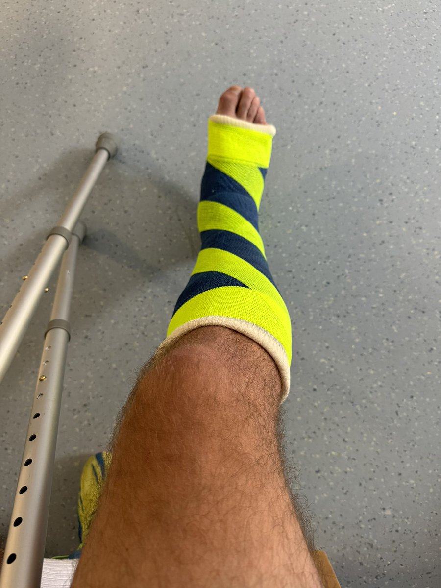What a week it’s been, 3 x Hospitals 🏥 
5 x separate Visits, 7 x X-Rays, 2 x Plasters, unbelievable pain, been an absolute nightmare. It’s not healed at all in the last week in fact so have the Specialist appointment next Wednesday in Cardiff 😥😥 hopefully this will fix the