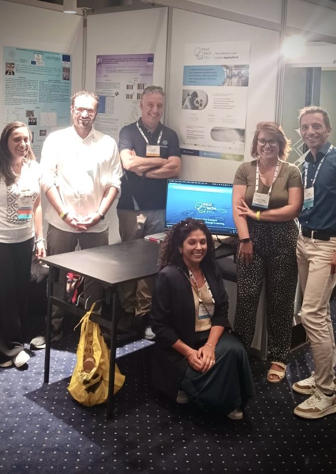 AQUATECHinn's tweet photo. Our AQUATECHinn 4.0 partners are already at the #AQUA24 presenting our plans to innovate the aquaculture sector through a globally accessible digital learning platform. Don’t miss our presentation tomorrow at the Education, Extension, and Technology Transfer session, 2-5 pm. https://t.co/U5tvkcTbNg