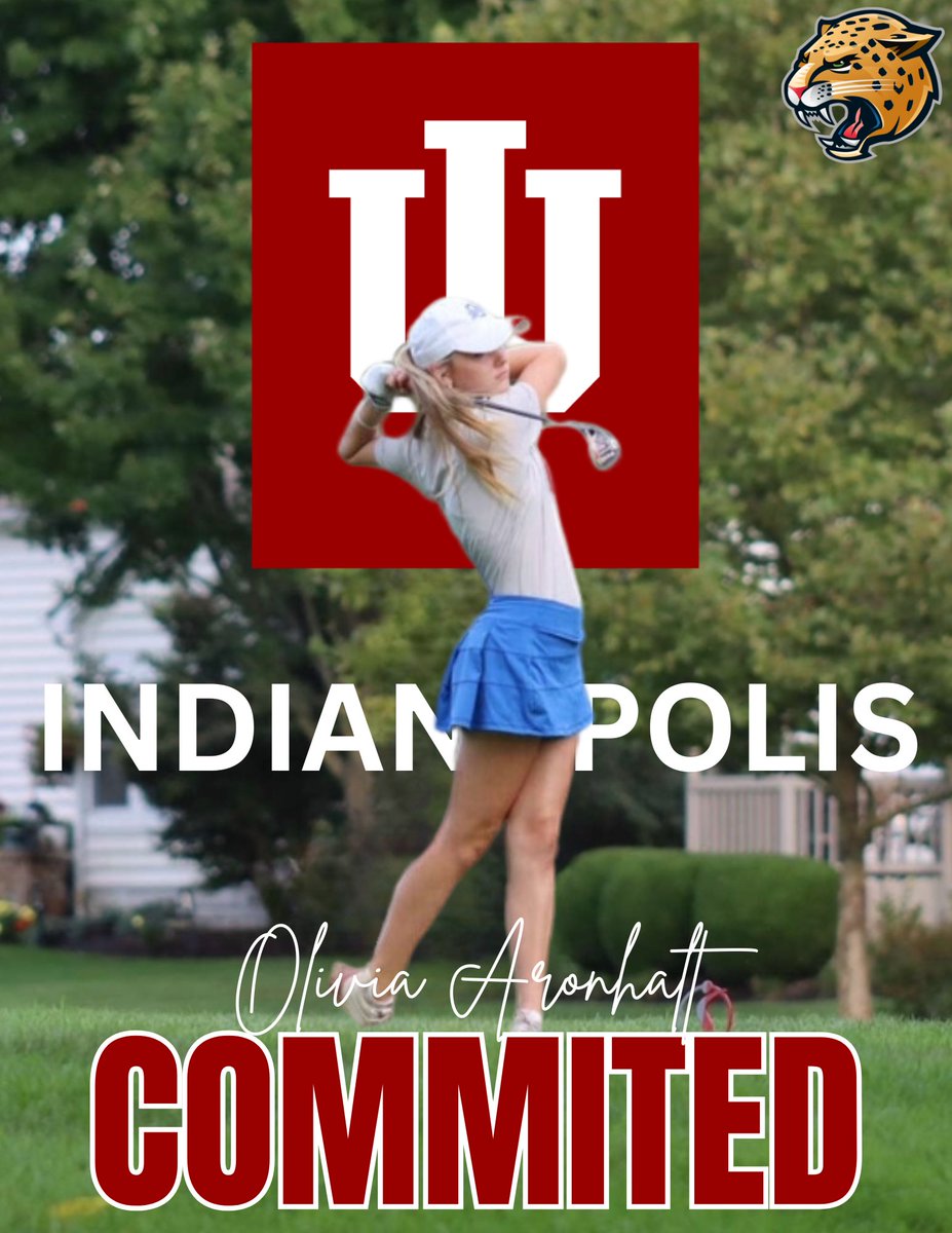 I am so excited to announce my verbal commitment to play D1 golf and further my education at Indiana University Indianapolis. I want to thank everyone for their support throughout this journey. So thankful for the coaches at <a href="/IUPUIGolf/">IUPUI Golf</a> giving me this opportunity! GO JAGUARS 🐆