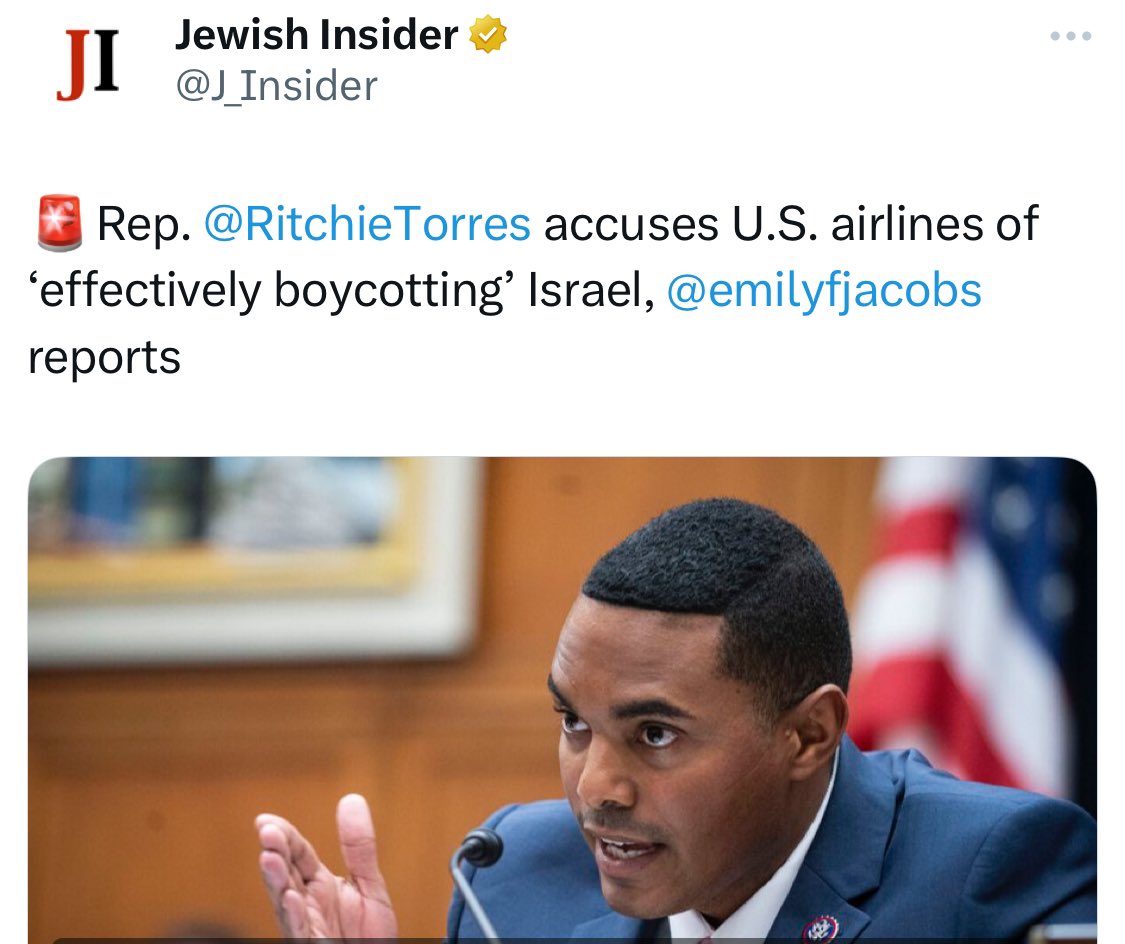 I am calling upon the CEOs of American Airlines, Delta, and United to end the unilateral + indefinite suspensions of air travel to Israel. The operative words here are ‘unilateral’ and ‘indefinite.’ 

Air travel suspensions should have time limits and FAA approval.  Instead of