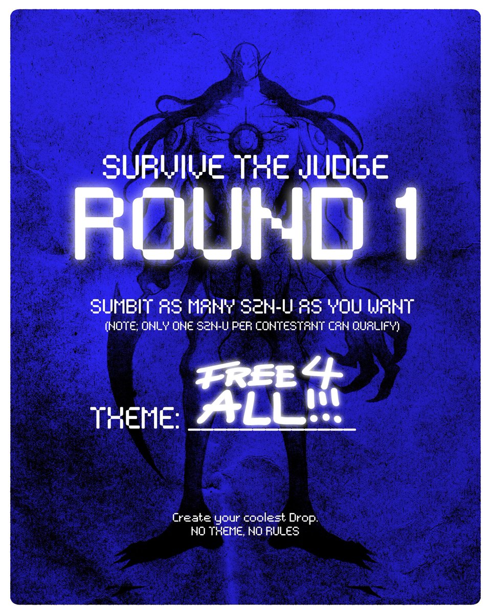 Get creative and Survive the Judge👁️🩸

Deadline: Monday 2nd September 11:59pm EST.