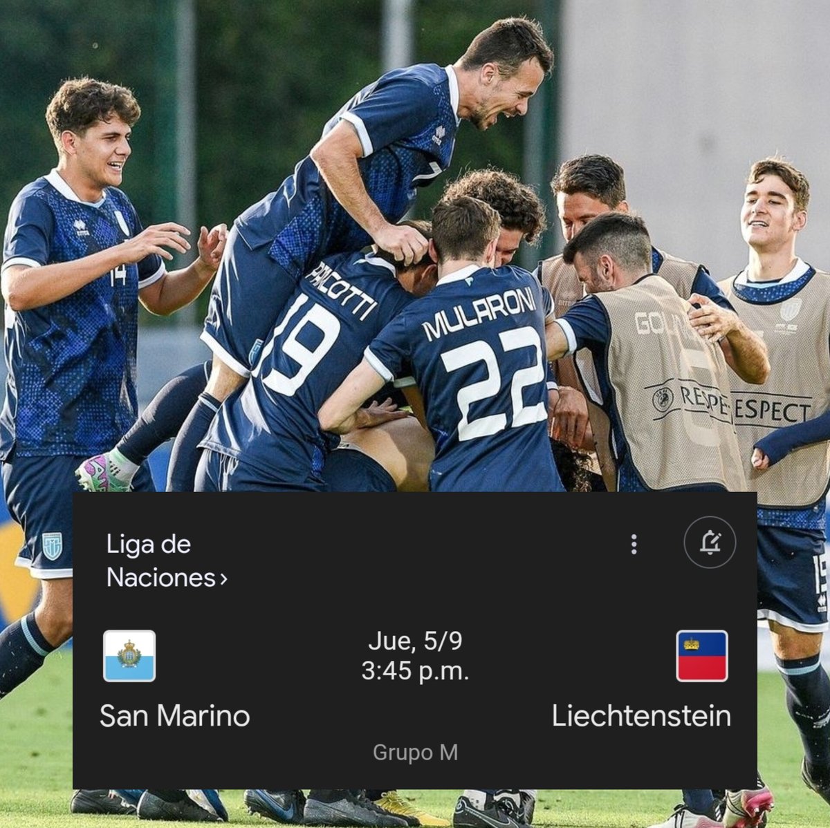 San Marino Fútbol 🇸🇲 tweet media