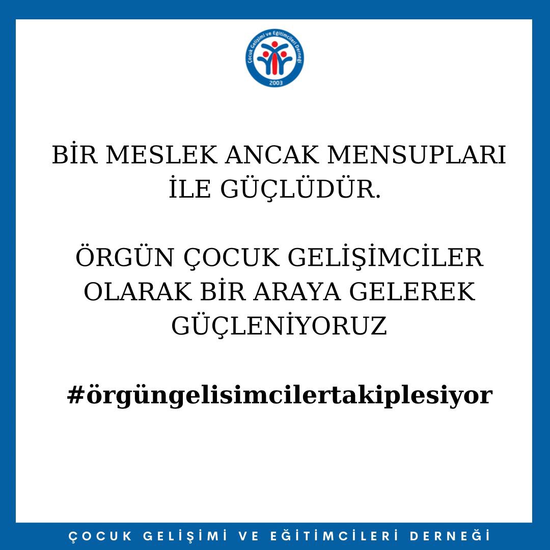 Bir lisan bir insan mottosu ile çıktığımız bu yolda farklı alanlarda yaşanan tüm sorunları ancak bir araya gelerek çözebiliriz
#örgüngelisimcilertakiplesiyor