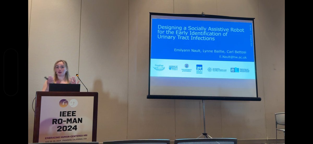 It was a great experience presenting our paper “Designing a SAR for the Early Identification of Urinary Tract Infections”. I received thought provoking questions, and I look forward to more discussions today at <a href="/ieeeroman/">RO-MAN 2026</a> 
<a href="/ITT_Research/">ITT Research Group</a> @NRobotarium
