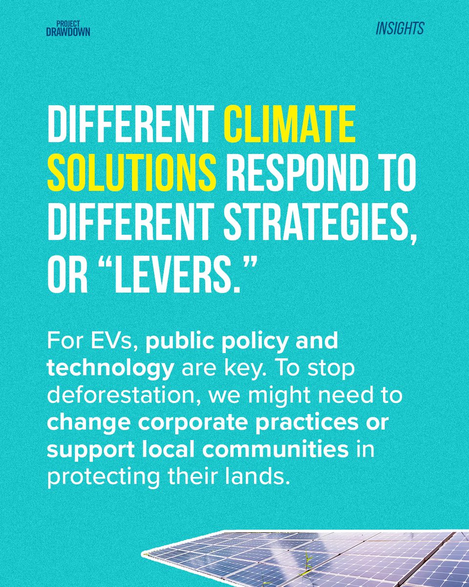 ProjectDrawdown's tweet image. To effectively address climate change, science must be complemented by STRATEGY and CONTEXT to ensure actionable solutions!♟️
To unlock and accelerate climate action, we need to OPTIMIZE THE APPLICATION of our science by mobilizing the right actors, such as governments,…