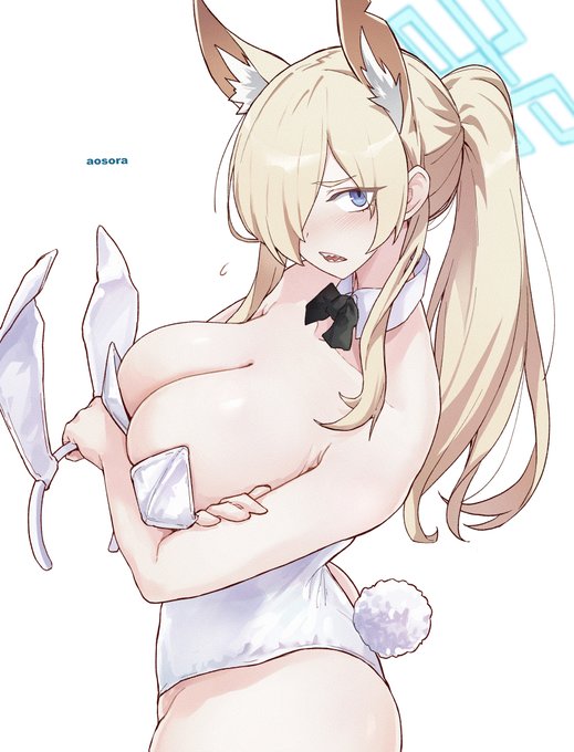 白バニー
 #ブルアカ 