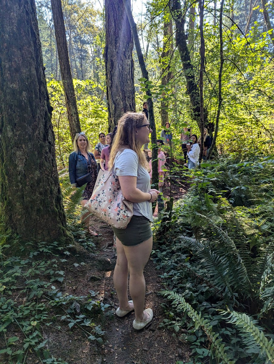 Beverley Bunker (@beverleybunker) on Twitter photo Burnt marshmallow, sludge brown & ember red were just some of our metaphorical colours found in the forest @ today's Summer Institute! We also found protective tree canopy, resilient roots & laughed at the unlovely in the lovely 🌿🍄🍂 #ImagineED <a href="/perfinker/">Gillian Judson, PhD</a> #sd36learn Burnt marshmallow, sludge brown & ember red were just some of our metaphorical colours found in the forest @ today's Summer Institute! We also found protective tree canopy, resilient roots & laughed at the unlovely in the lovely 🌿🍄🍂 #ImagineED <a href="/perfinker/">Gillian Judson, PhD</a> #sd36learn