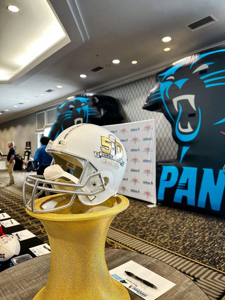 Another fantastic @ctouchdownclub event in the books as our team helps kick off @panthers season! 🏈