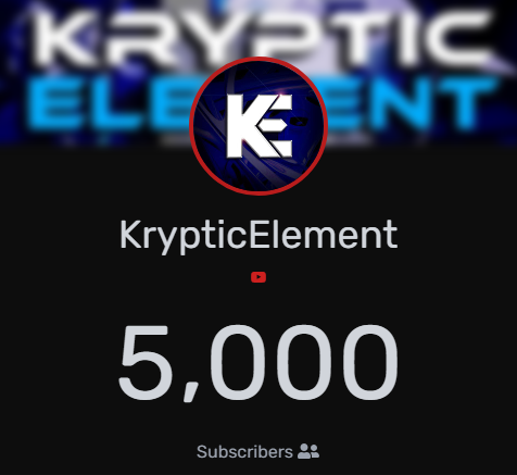 _KrypticElement's tweet image. THANK YOU FOR 5000 YOUTUBE SUBSCRIBERS! 🔥#TableofElements