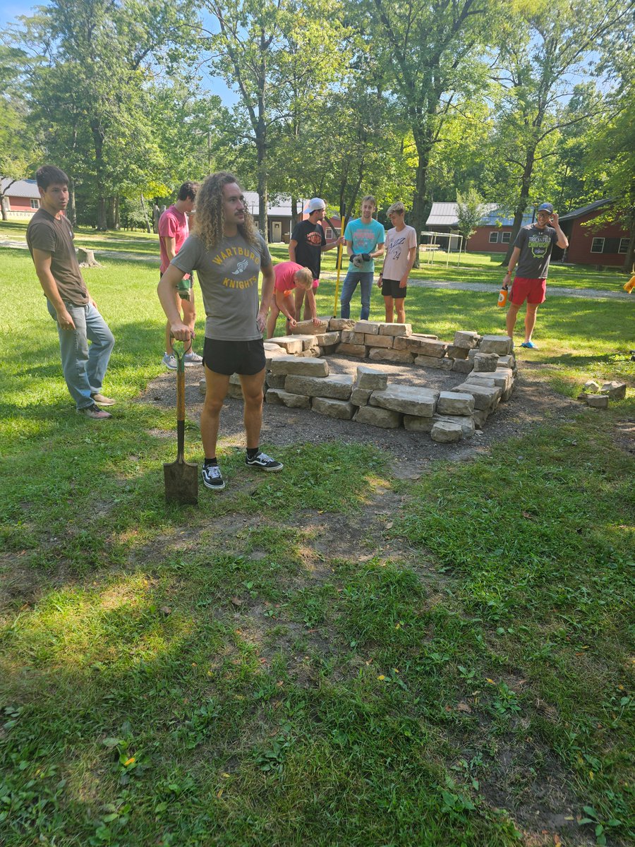 RUNWARTBURG's tweet image. Today&apos;s double = camp service project. #Doingstuff #WXC