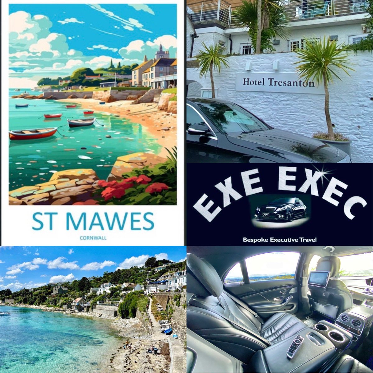 Exe_Exec's tweet image. A very nice family transported from Exeter Airport to the stunning Hotel Tresanton in St Mawes, Cornwall for a bank holiday break..highly recommend for a visit! 😎