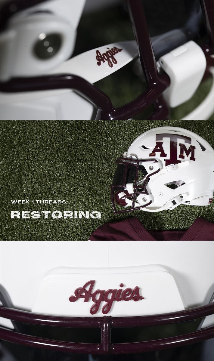 AggieFootball's tweet photo. Game one threads 🤌

#GigEm | #BTHONotreDame https://t.co/7JN7iH7eKg