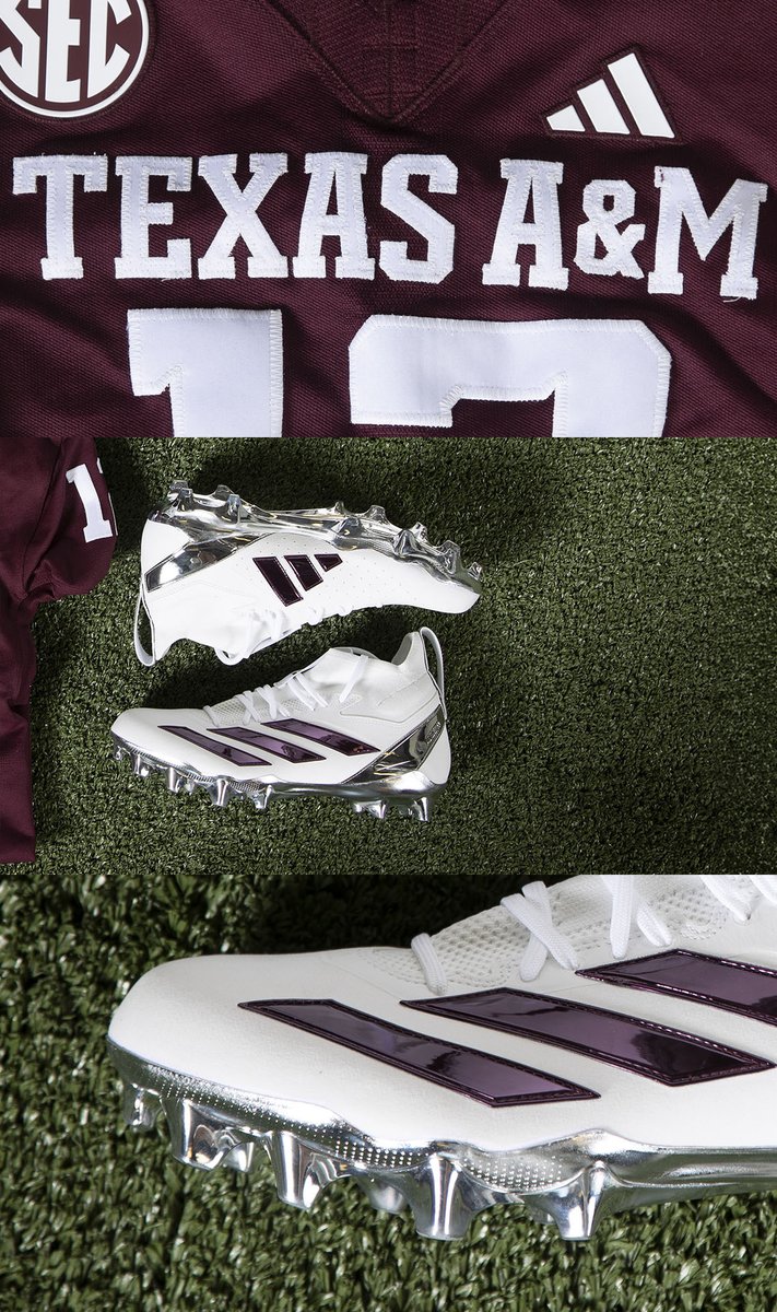 AggieFootball's tweet photo. Game one threads 🤌

#GigEm | #BTHONotreDame https://t.co/7JN7iH7eKg