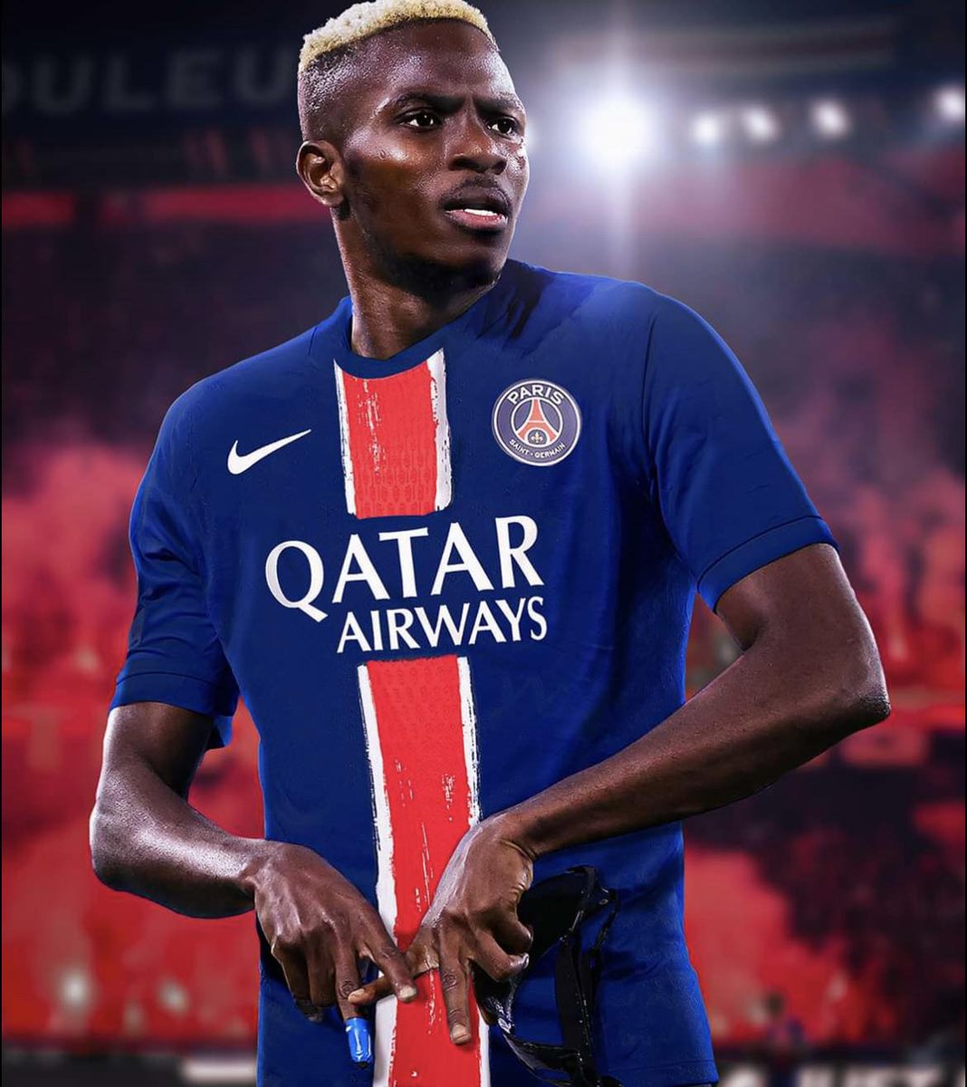 Fan_PSG87's tweet photo. #OsimhenDay ❤️💙🫡 https://t.co/mH8ur8rdB1