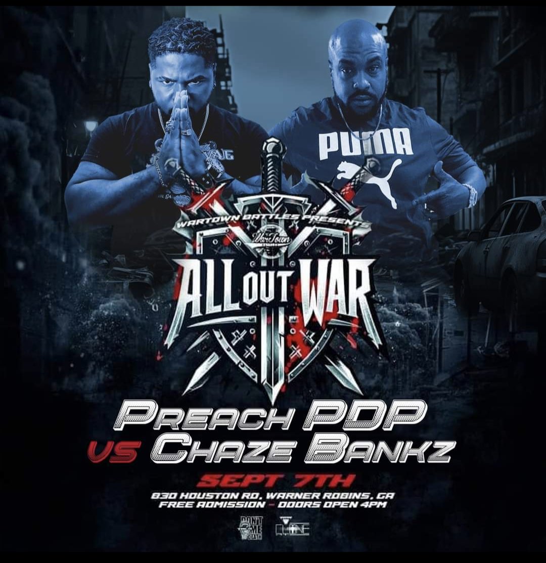 Miz_F_Dot's tweet image. 9/7
@PhillDaProphet vs Chaze Banks in Georgia 
#AlloutWar
@WarTownBattles 
#FDotManagement