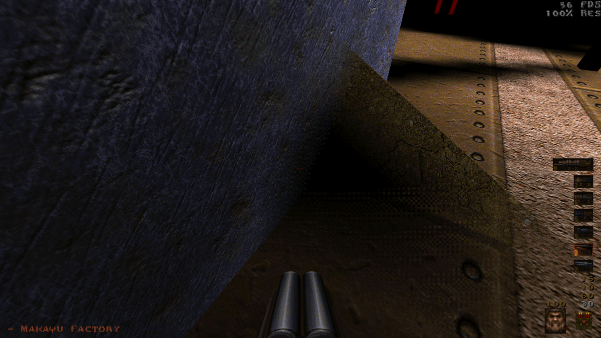 mankrip's tweet photo. The kernel matrix still needs some work, but #Retroquad now supports 64 levels of dithering on soft-depth rigid surfaces too. https://t.co/lpXLscr51W