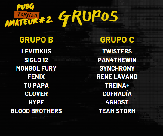 parquimetro83's tweet photo. Segunda fecha del #PubgTorneoAmateur Grupo B vs C.
Venite a las 21:00 al canal para ver la última oportinidad de la tropa del grupo B.
📎 https://t.co/RbOjiLlhPD
#PubgPartner #RoadToGlory #PubgArtesanal https://t.co/gLwPqnGTjo
