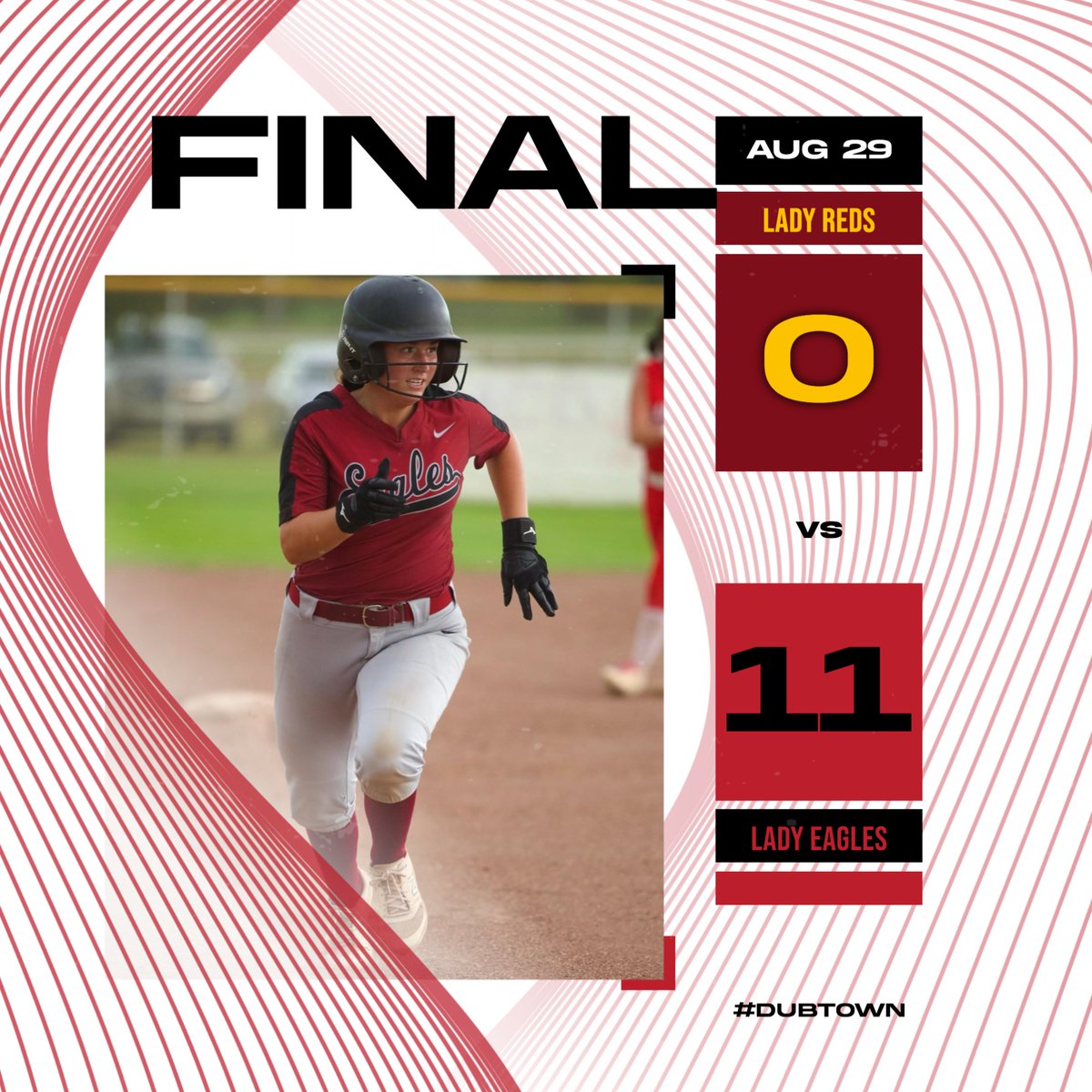 The Custer County Rivalry belongs to the Lady Eagles with a big district win! #dubtown #CCR