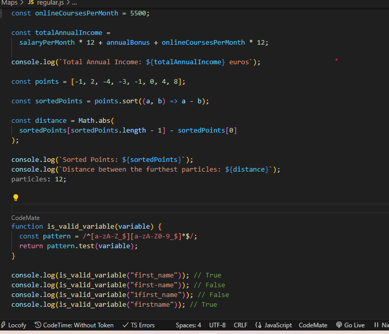 Sly_Softs's tweet photo. Day 45 of #100DaysOfCode: Learnig and  Working with Regular Expressions #JavaScript #EnrollWithSTS
@stechie_school https://t.co/DsfWkBXka0