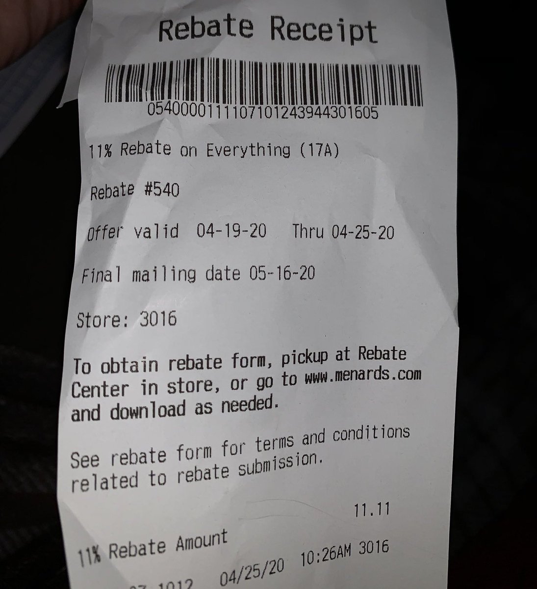 BREAKING - Tim Walz under fire for claiming to always mail in his Menards receipts to get his 11% rebate, but an investigative report reveals the Minnesota governor has a glovebox full of receipts that he's "gonna get around to" sending in... all expired.