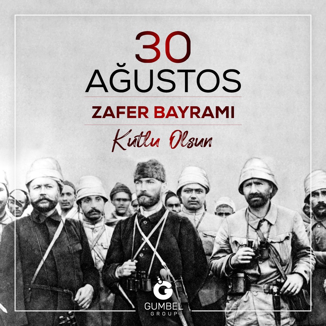 Bağımsızlık mücadelemizin kahramanları, Ulu Önder Mustafa Kemal Atatürk'ü ve silah arkadaşlarını saygı, minnet ve özlemle anıyoruz. Ülkemizin bağımsızlığı ve özgürlüğü için verilen mücadele ilelebet yolumuzu aydınlatacaktır.
30 Ağustos Zafer Bayramımız kutlu olsun.