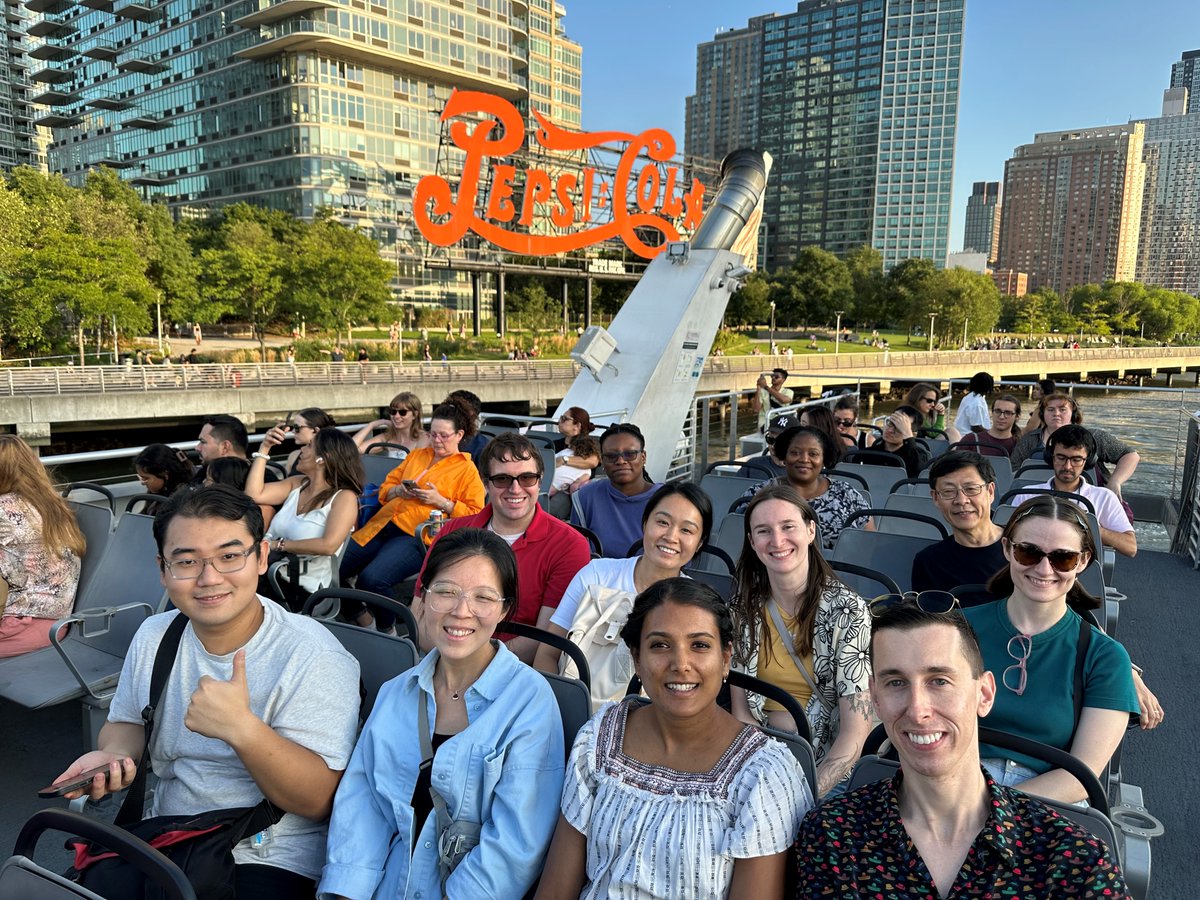 For our lab summer party this year, we had a great time bowling 🎳 and commuting on the NYC ferry ⛴️! (We may have uncovered some hidden bowling talent as well...)
Thank you <a href="/MSKEducation/">MSK ScienceEducation</a> for the Fun Fund!