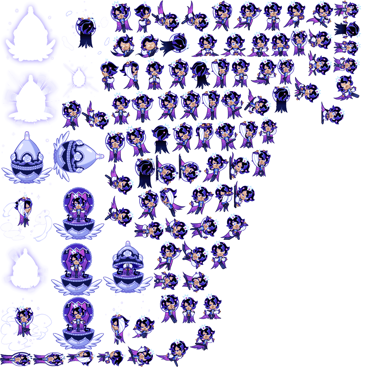 Ovenbreak) Whipped Cream Cookie's Black Sugar Swan Lake Sprites