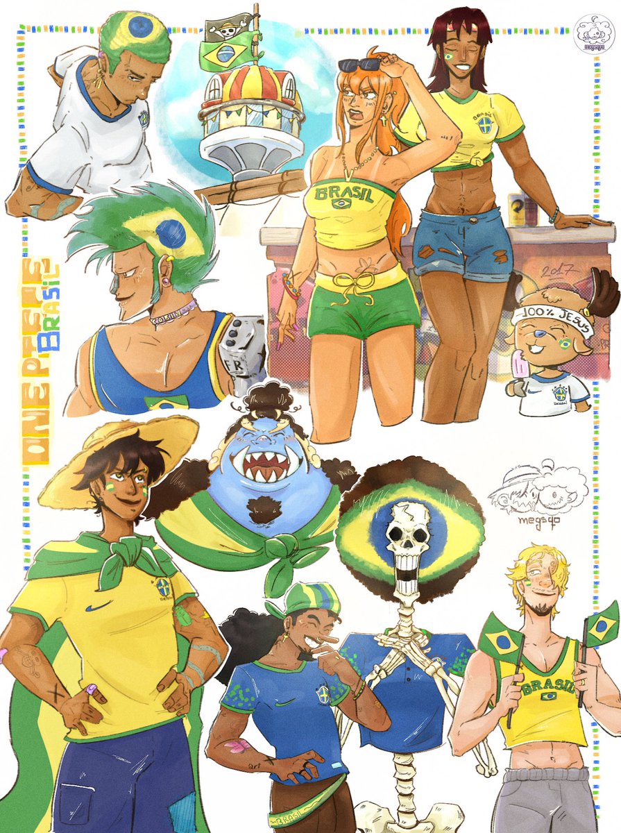 Brazilian Mugiwaras ☀️
