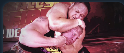 WrestlingWwr's tweet photo. كلا المصارعين اخضعا نجمين كبيرين https://t.co/DTNAd01pmF