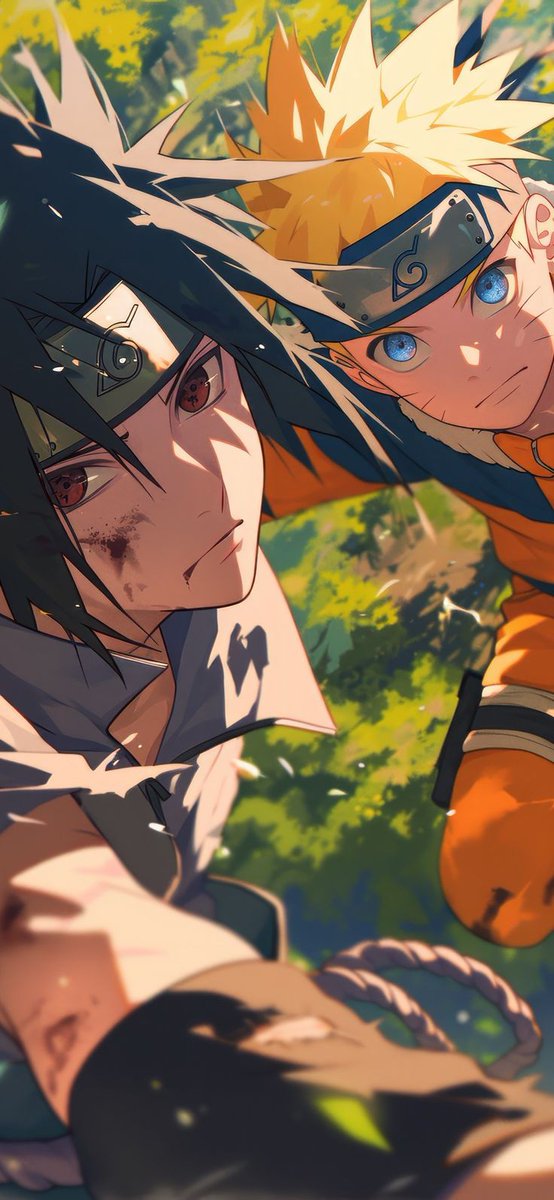 Naruto and Sasuke