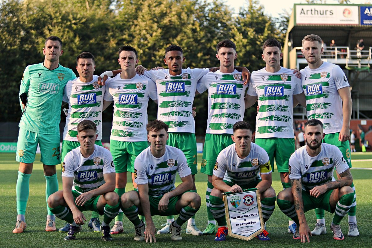 BREAKING: The New Saints have qualified for the league phase of the UEFA Conference League after defeating FK Panevėžys 3-0 on aggregate.

#JDCymruPremier | #UCL | #TNS