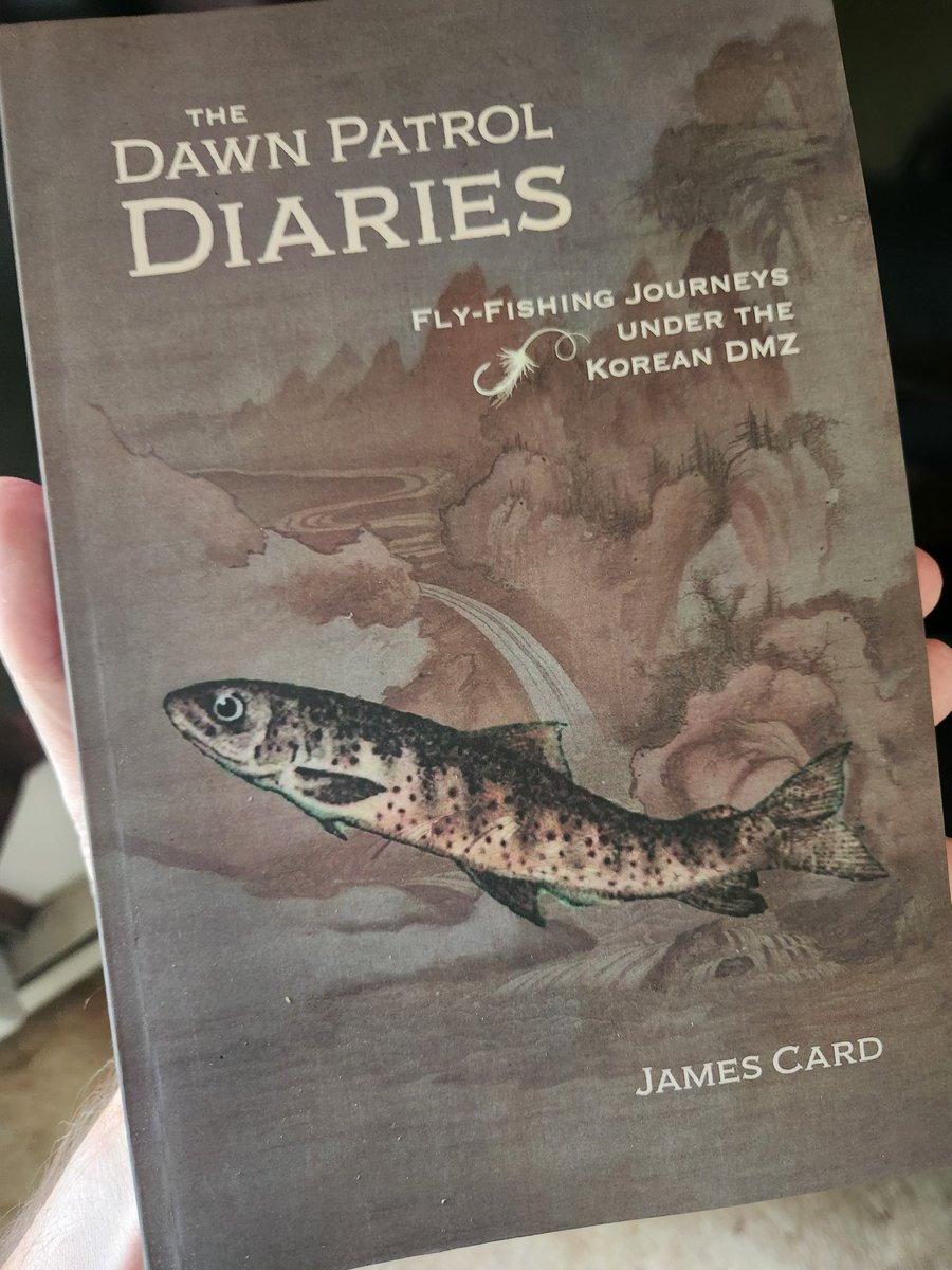 Just received Dawn Patrol Diaries by <a href="/james__card/">James Card</a> Can't wait to dive in. #wisconsinauthor #trout #fishing #korea #flyfishing