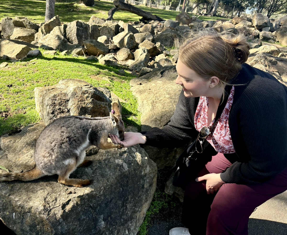 MelOdenkirk's tweet photo. Had the most incredible week 2 hopping between kangaroo feedings, wineries, and beachside science in Australia visiting the #FoodPeriodicTable Center of Excellence at @UniofAdelaide!! Science down under is truly wine-derful!! 🍷🦘🌊👩🏼🔬 https://t.co/D3avtxZNcT
