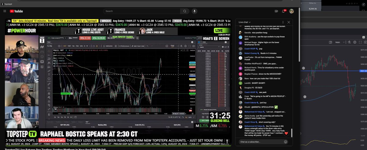 go_to_isaac's tweet photo. Locking it down with +$8,300 in my Live Funded Account. Another great #PowerHour segment with @Topstep and the crew!
#BTE #OnlyFunds #BigTickEnergy #TopstepFunded https://t.co/MCPITaXJbP