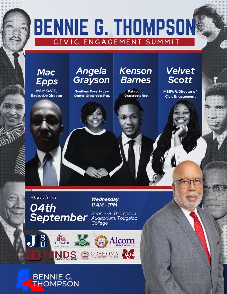 BGThompsonMS's tweet photo. I'm thrilled to be uniting most of the institutions in my district to provide them with tools and information on civic engagement. It's important to educate in every area, otherwise the struggles of our predecessors would have been in vain. Education is key to advancement! https://t.co/WiPaMJ4o0A