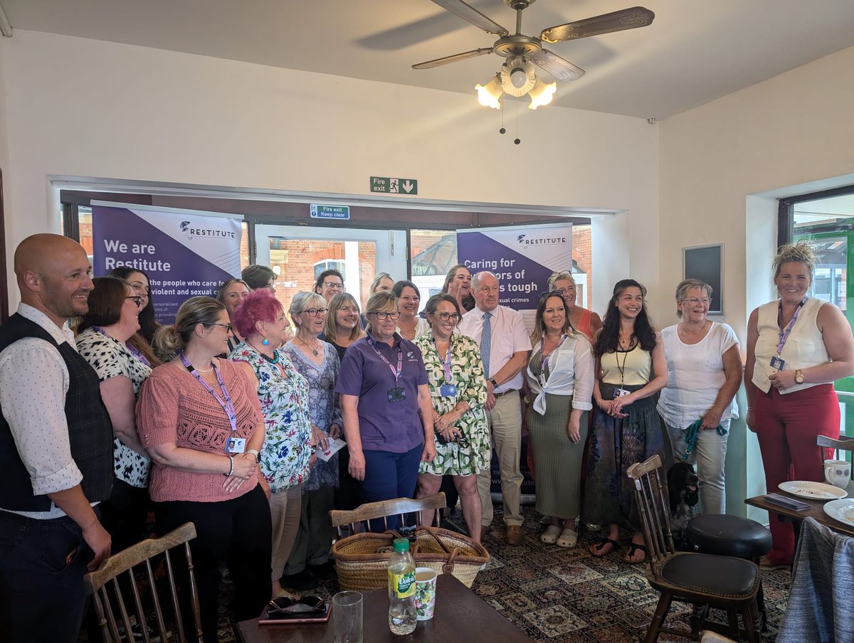 Wonderful afternoon introducing many of the <a href="/RestituteUk/">Restitute</a> team to some of people and organisations who support our work: <a href="/SuffolkPolice/">Suffolk Police</a> <a href="/TimSPCC/">Tim Passmore</a> <a href="/Essex_CC/">Essex County Council</a> <a href="/ukhomeoffice/">Home Office</a> <a href="/SuffolkCF/">SCF</a> <a href="/sizewellc/">Sizewell C</a>