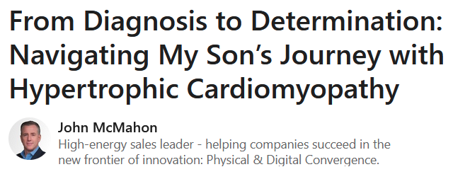 I've been waiting a year to tell this story.  The article can be found here: linkedin.com/pulse/from-dia…