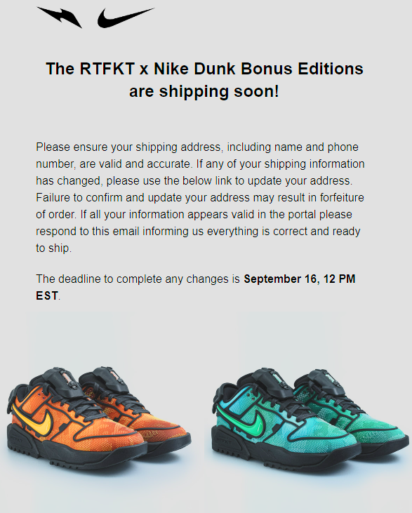 cocobeloeilx's tweet image. Omg!!!!!!!!!!

Really want to thank All the Team for this Crazy Bonus Editon 🧡🧡🧡

Without a doubt those one will be insane like the 4 others.

Don't Fade The Blade 🔥🔥🔥

@clegfx @Zaptio @benitopagotto
@RTFKT
@RTFKTcreators 
#CloneX #Dunks