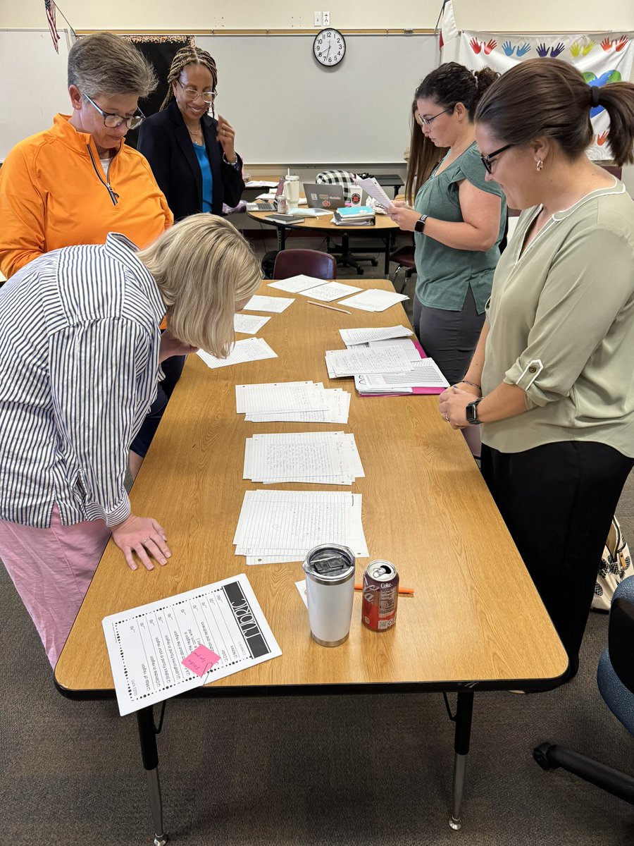 <a href="/BakerElem/">Baker Elementary</a> 5th grade is analyzing student writing samples and walking through their BOY data protocol. I love their cross curricular ideas and suggestions for student learning…the collaboration was excellent! <a href="/TriciaMyrie/">Tricia Myrie</a>