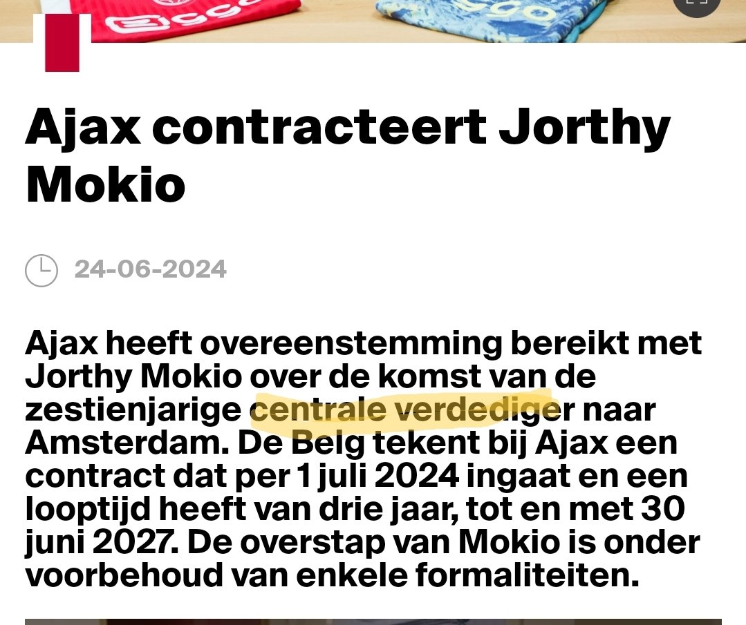 hansvanholland's tweet image. Toch geen centrale verdediger? #mokio #ajajag