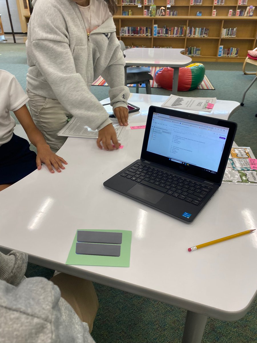 MrsHunt4books's tweet image. The library is the perfect place for teachers and students to collaborate!  Today’s collab was with fifth grade…@msonenote breakout on constructive and destructive forces.  #cobblms