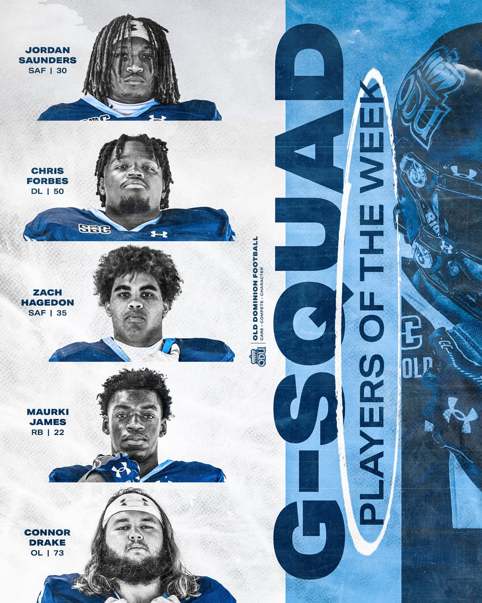 G-SQUAD Players of the Week‼️

DEF: <a href="/1JordanSaunders/">Jordan Saunders</a> &amp; @ballerchris_56 

SPEC: <a href="/HagedonZach/">Zach Hagedon</a> 

OFF: <a href="/maurkijames/">Ki.</a> &amp; <a href="/ConnorDrake20/">Connor Drake</a>

#ReignOn | #RFG
